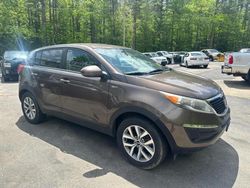 KIA Sportage salvage cars for sale: 2015 KIA Sportage LX