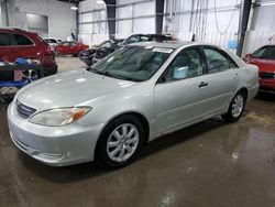 Salvage cars for sale from Copart Ham Lake, MN: 2002 Toyota Camry LE