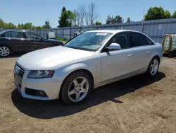 Salvage cars for sale at Bowmanville, ON auction: 2009 Audi A4 2.0T Quattro