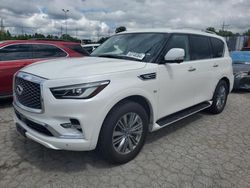 Salvage cars for sale at Bridgeton, MO auction: 2019 Infiniti QX80 Luxe