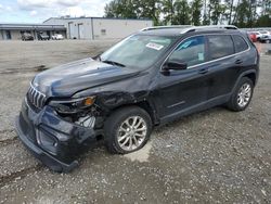 Salvage cars for sale at Arlington, WA auction: 2019 Jeep Cherokee Latitude