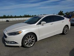 Ford Fusion Titanium Vehiculos salvage en venta: 2017 Ford Fusion Titanium