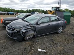 Salvage cars for sale from Copart Windsor, NJ: 2012 Toyota Corolla Base