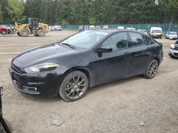 Salvage cars for sale from Copart Graham, WA: 2014 Dodge Dart SXT