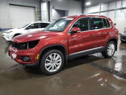 Salvage cars for sale at Ham Lake, MN auction: 2015 Volkswagen Tiguan S