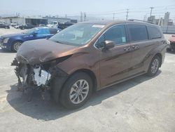 Salvage cars for sale at Sun Valley, CA auction: 2023 Toyota Sienna LE