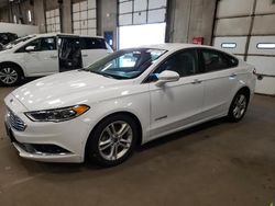 Salvage cars for sale from Copart Blaine, MN: 2018 Ford Fusion SE Hybrid