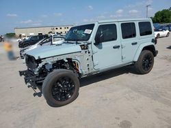 Salvage SUVs for sale at auction: 2024 Jeep Wrangler Sahara 4XE