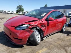 Salvage cars for sale at Woodhaven, MI auction: 2023 Tesla Model Y