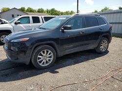 Salvage cars for sale at York Haven, PA auction: 2014 Jeep Cherokee Limited