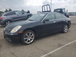 Salvage cars for sale from Copart Moraine, OH: 2006 Infiniti G35