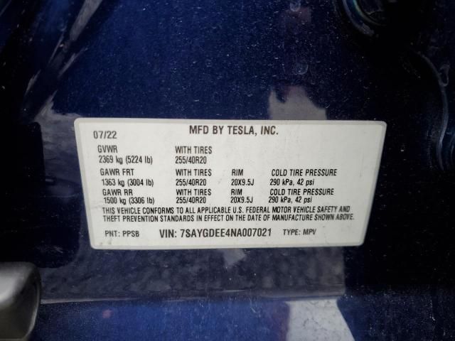 2022 Tesla Model Y