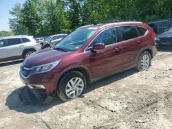Salvage cars for sale at Candia, NH auction: 2016 Honda CR-V EXL