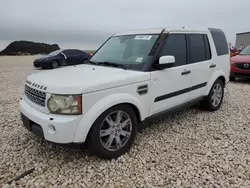 Salvage cars for sale from Copart New Braunfels, TX: 2011 Land Rover LR4