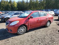 Salvage cars for sale from Copart Graham, WA: 2014 Nissan Versa S
