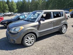 Salvage cars for sale from Copart Graham, WA: 2013 KIA Soul +