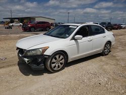 Salvage cars for sale at Temple, TX auction: 2008 Honda Accord EXL