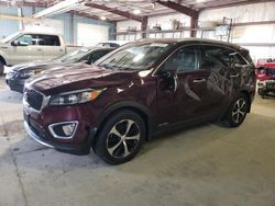 Salvage cars for sale at Eldridge, IA auction: 2017 KIA Sorento EX