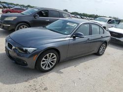 Salvage cars for sale at San Antonio, TX auction: 2017 BMW 320 I