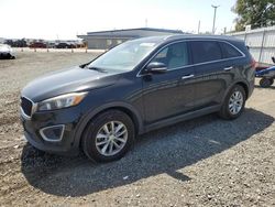 Salvage cars for sale from Copart San Diego, CA: 2018 KIA Sorento LX