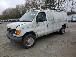 Salvage trucks for sale at North Billerica, MA auction: 2004 Ford Econoline E250 Van