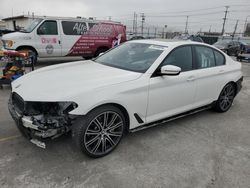 Salvage cars for sale at Sun Valley, CA auction: 2019 BMW 540 I