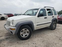 Salvage cars for sale from Copart Houston, TX: 2004 Jeep Liberty Sport