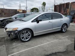 Salvage cars for sale at Wilmington, CA auction: 2008 Honda Civic SI