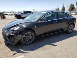 Salvage cars for sale from Copart Rancho Cucamonga, CA: 2019 Tesla Model 3