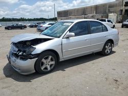 Honda salvage cars for sale: 2005 Honda Civic EX