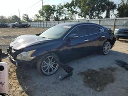 Salvage cars for sale at Riverview, FL auction: 2010 Nissan Maxima S