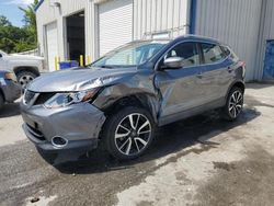 Salvage cars for sale at Savannah, GA auction: 2017 Nissan Rogue Sport S
