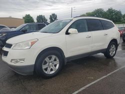 Salvage cars for sale at Moraine, OH auction: 2012 Chevrolet Traverse LT