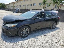 Salvage cars for sale from Copart Opa Locka, FL: 2017 Toyota Camry LE