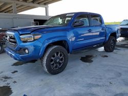 Salvage cars for sale at West Palm Beach, FL auction: 2018 Toyota Tacoma Double Cab
