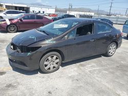 Salvage cars for sale at Sun Valley, CA auction: 2014 Honda Civic LX