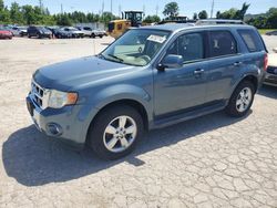 Salvage cars for sale at Cahokia Heights, IL auction: 2012 Ford Escape Limited
