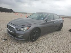 Salvage cars for sale at New Braunfels, TX auction: 2014 Infiniti Q50 Base