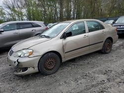 Salvage cars for sale at Candia, NH auction: 2007 Toyota Corolla CE