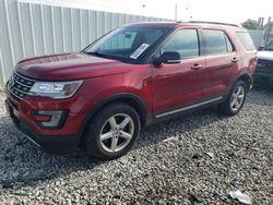 Salvage cars for sale at Columbus, OH auction: 2017 Ford Explorer XLT