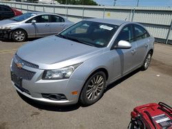 Salvage cars for sale at Pennsburg, PA auction: 2012 Chevrolet Cruze ECO