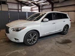 Salvage cars for sale at West Warren, MA auction: 2013 Infiniti JX35