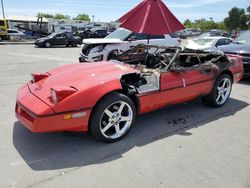 Salvage cars for sale at Sacramento, CA auction: 1990 Chevrolet Corvette