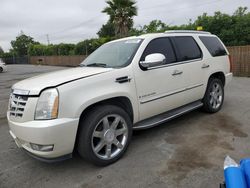 Salvage cars for sale at auction: 2009 Cadillac Escalade Luxury