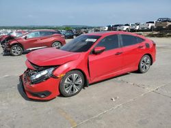 Salvage cars for sale from Copart Grand Prairie, TX: 2018 Honda Civic EX