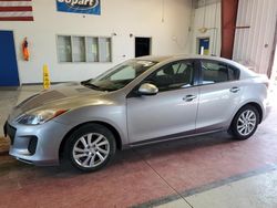 Salvage cars for sale from Copart Angola, NY: 2012 Mazda 3 I