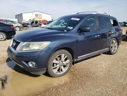 Salvage cars for sale at Amarillo, TX auction: 2014 Nissan Pathfinder S