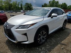 Salvage cars for sale from Copart Baltimore, MD: 2018 Lexus RX 350 Base