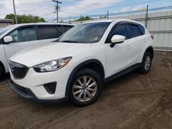 Salvage cars for sale at New Britain, CT auction: 2014 Mazda CX-5 Sport