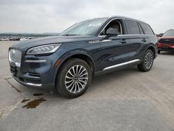 Salvage cars for sale at Grand Prairie, TX auction: 2022 Lincoln Aviator Reserve